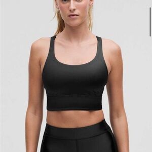 lululemon athletica longline energy bra shine